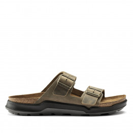 Мужские шлепанцы Birkenstock Arizona Crosstown 1018463 - коричневые