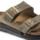 Мужские шлепанцы Birkenstock Arizona Crosstown 1018463 - коричневые