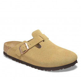 Классические сланцы unisex Birkenstock Boston 1026181 - бежевые