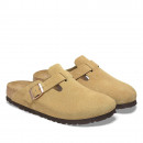 Классические сланцы unisex Birkenstock Boston 1026181 - бежевые
