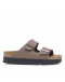 Женские шлепанцы Birkenstock Arizona PAP Flex Platform 1027417 - коричневые