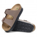 Женские шлепанцы Birkenstock Arizona PAP Flex Platform 1027417 - коричневые