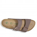 Женские шлепанцы Birkenstock Arizona PAP Flex Platform 1027417 - коричневые