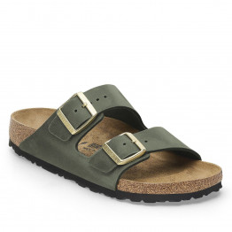 Женские шлепанцы Birkenstock Arizona 1027948 - зеленые