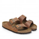 Мужские шлепанцы Birkenstock Arizona 1028272 - коричневые
