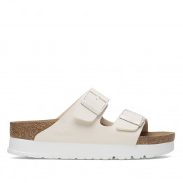 Женские шлёпанцы Birkenstock Arizona PAP Flex Platform 1029127 - бежевые