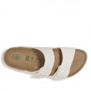 Женские шлёпанцы Birkenstock Arizona PAP Flex Platform 1029127 - бежевые