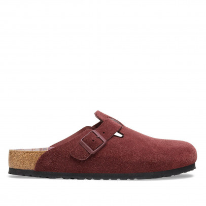 Женские шлепанцы Birkenstock Boston 1030648 - красные