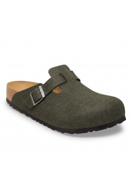 Мужские сланцы Birkenstock Boston 1030676 - зеленые