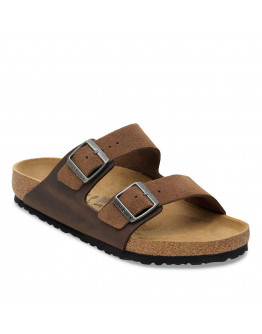 Мужские шлепанцы Birkenstock Arizona 1030677 - коричневые