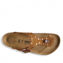 Женские шлепанцы Birkenstock Gizeh Rivet 1031649 - коричневые