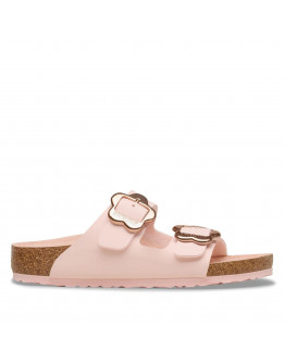 Молодежные шлепанцы Birkenstock Arizona Flower Buckle 1031703 - розовые