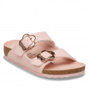 Молодежные шлепанцы Birkenstock Arizona Flower Buckle 1031703 - розовые