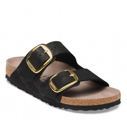 Женские шлепанцы Birkenstock Arizona Big Buckle 1032881 - черные