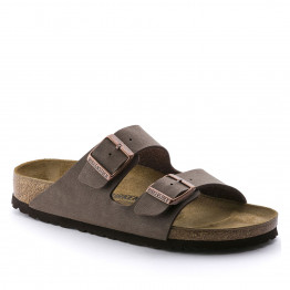 Кирзовые шлепанцы Birkenstock Arizona Birko-Flor 151181 - коричневые