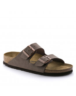 Кирзовые шлепанцы Birkenstock Arizona Birko-Flor 151181 - коричневые