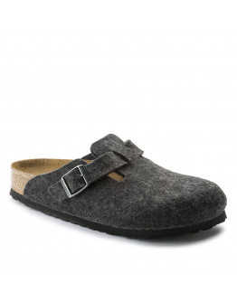 Мужские шлепанцы Birkenstock Boston 160371 - серые