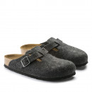 Мужские шлепанцы Birkenstock Boston 160371 - серые