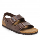 Мужские сандалии Birkenstock Milano BF 34701 - коричневые