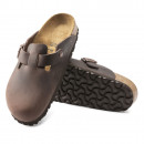 Мужские шлепанцы Birkenstock Boston 860131 - коричневые
