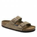 Мужские шлёпки Birkenstock Arizona 951301 - коричневые