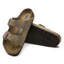 Мужские шлёпки Birkenstock Arizona 951301 - коричневые
