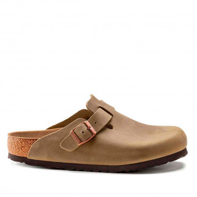 Шлепанцы Birkenstock Boston 960811 - коричневые