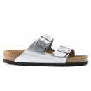 Клапки Birkenstock Arizona Birko-Flor 1012283 - серебряные