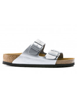 Клапки Birkenstock Arizona Birko-Flor 1012283 - серебряные
