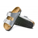 Клапки Birkenstock Arizona Birko-Flor 1012283 - серебряные