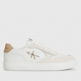 Обувь Calvin Klein Casual Cupsole Irregular Lines YM0YM00606-0LA - бело-бежевые