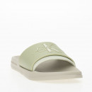 Классические шлепанцы Calvin Klein Slide Monogram TPU YW0YW00585-0F4 - зеленые