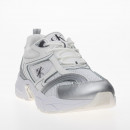 Босоножки Calvin Klein Retro Tennis Low Lace MH ML MR YW0YW01381-01V - бело-серые