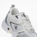 Босоножки Calvin Klein Retro Tennis Low Lace MH ML MR YW0YW01381-01V - бело-серые