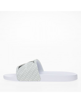 Сандалии Calvin Klein Slide AOP YW0YW01407-01W - белые