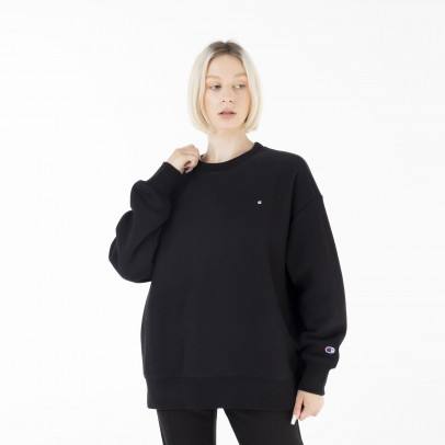 Худи Champion Honeydew Minimal Oversized Reverse Weave Sweatshirt 116241-KK001 - черный