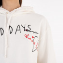 Толстовка с капюшоном Champion Hooded Sweatshirt 116274-WW036 - белая