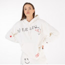 Толстовка с капюшоном Champion Hooded Sweatshirt 116274-WW036 - белая