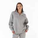 Толстовка Champion Half Zip Sweatshirt 116590-EM006 - серая