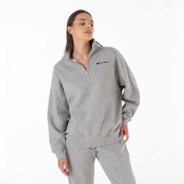 Толстовка Champion Half Zip Sweatshirt 116590-EM006 - серая