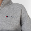 Толстовка Champion Half Zip Sweatshirt 116590-EM006 - серая