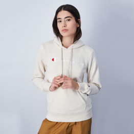 Свитшот Champion с вышивкой большого логотипа 117111-YS137 - бежевый