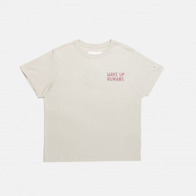 Футболка Champion Crewneck 117497-ES057 - бежевый