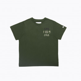 Футболка Champion Crewneck 117497-GS508 - зеленая