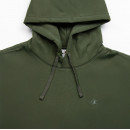 Лонгслив Champion Tonal Logo Fleece Мужской Черный Худи 220274-GS508 - зеленый
