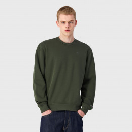 Свитшот Champion Tonal C Logo Fleece Sweatshirt 220275-GS508 - зеленый