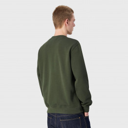 Свитшот Champion Tonal C Logo Fleece Sweatshirt 220275-GS508 - зеленый