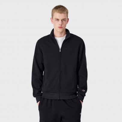 Толстовка Champion Tonal C Logo Full Zip Knitted 220284-KK001 - черная