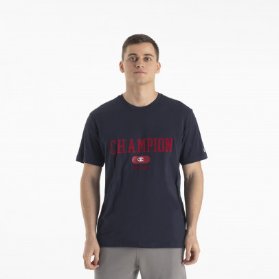 Футболка Champion Crewneck 22043-BS501 - темно-синяя
