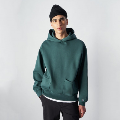 Толстовка Champion Hooded Sweatshirt 220510-GS514 - зеленая